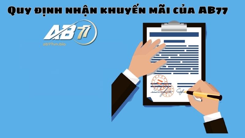 Điều khoản và điều kiện AB77 về các khuyến mãi