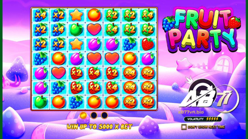 Slot game Fruit Party cực hot tại VPX